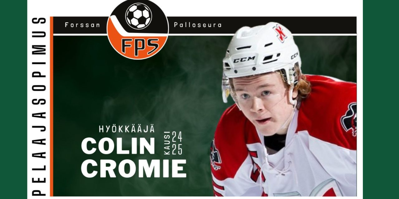 Colin Cromie Amerikasta Forssaan